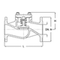 Terugslagklep Type: 95 Staal Flens PN40